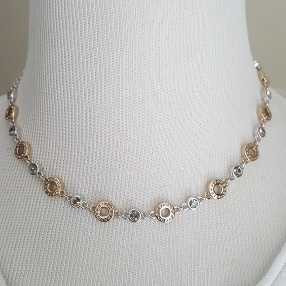 New Coach Two Tone Open Circle Necklaces - Picture 1 of 6